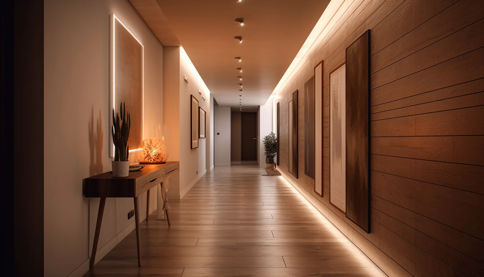 Architectural lighting design service by Brightmatic